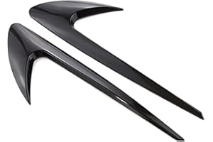 WWFAN 2pcs Autocollant de décoration d'un Badge à air Vent V8 BITULUBO Emblème for Mercedes Benz AMG GT S ML SL Classer CLA GLA SLK SLS CLS W220 (Color Name : Bright Black Cover)