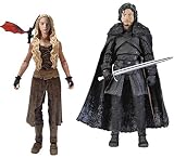 It's all your favorite characters from HBO's hit fantasy series Game of Thrones as Funko Legacy Collection action figures! This fun bundle includes Legacy action figures of Jon Snow and Daenerys! Each action figure stands approximately 6-inches tall, features multiple points of articulation, and includes themed accessories. Each figure comes packaged in an illustrated window display box. This fantastic bundle is sure to make a great gift to any Game of Thrones fan!