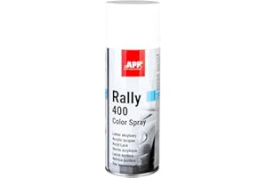 AUTO-PLAST PRODUKT APP Rally 400 Color Spray - Bomboletta spray bianco lucido | Vernice spray | Bomboletta per tutte le superfici, ad alta copertura | 400 ml