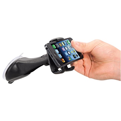 Hama Smartphone Halterung fÃ¼r Auto und LKW (Handy von 5,4 - 8,5 cm, 360Â° drehbar, extrastarker Saugnapf, Made in Germany)