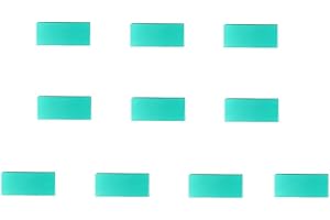 Unifizz Lot de 10 cache-filtres de protection pour casque de soudage 108 x 50 x 0,8 mm