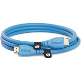 R&Oslash;DE HDMI-1.5 Premium Y&uuml;ksek Hızlı HDMI Kablosu Ethernetli (1.5m/5ft, Mavi) | Kameralar, konsollar ve ekranlar i&ccedil;in 4K60 dest