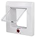 Produktbild Accessotech Weiß Magnet 4 Fach Arretierbare Klappe für Katzen (60 mm), Für Vorder- Und Rückseite