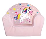 IDEAL PARA NIÑOS PELUCHILANDIA Sillón Infantil Unicornio Medidas 53x44x34 cm.