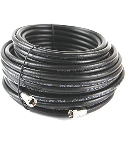 85ft TRI-Shield 14AWG 75 Ohm Gel Coated Braid Direct Burial RG11...