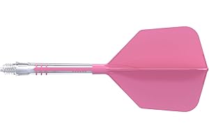 CUESOUL CUESUL Rost T19 Eje de dardo Integrado de Carbono y Vuelo de ala Grande, Conjunto de 3