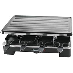 emerio Barbecue à raclette 8 poêles
