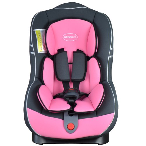 Bebehut Deluxe Recliner Car Seat For Child Group 0+/1, 0-4 Years 003M (BAB003-M04 Pink)