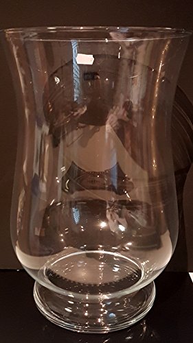 Vase große Glasvase klarglas Bodenvase Blumenvase, Windlicht mundgeblasen Kristallglas Höhe 40 cm, große Öffnung ca. 22 cm Oberstdorfer Glashütte - 2