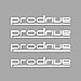 Price comparison product image Ecoshirt OC-XXS6-1VUP Stickers Prodrive Am3 Stickers Aufkleber Decals Autocollants Desivi, White