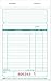 Price comparison product image RNK 2952F receipt pad, two toned, top bound, 2 x 50 sheets, numbered, 96 x 167 mm