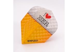 PERFECTDARTS 3 x SETS DIMPLEX Darts Flights I Love Beer Standard