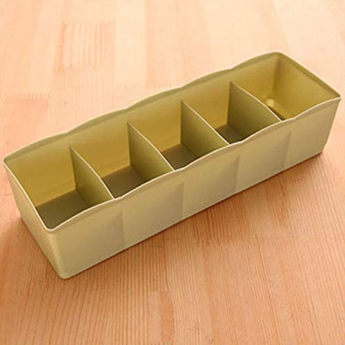Preisvergleich Produktbild gjghfdhgjgu Kunststoff Desktop Organizer Universal Socken Aufbewahrungskoffer BH Krawatten Sortierung Box Tragbare Unterwäsche Organizer Wohnaccessoires - Nordic Green