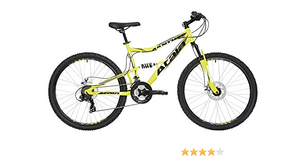 Atala Mountain Bike Full biammortizzata Panther, 21 velocità, Giallo Fluo e  Nero, 26\