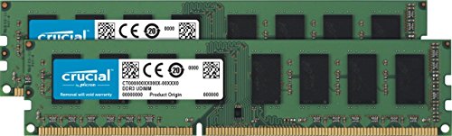Crucial 8GB Kit (4GBx2) DDR3L 1600 MT/s (PC3L-12800) SR UDIMM 240-Pin -  CT2K51264BD160BJ