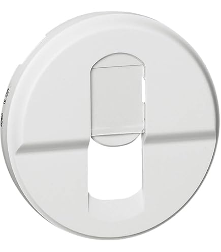 Legrand 68551 Celiane Tellersteckdose Mit RJ-45 – Universal, In Titan-Optik