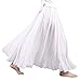 Produktbild Frauen Böhmische Stil elastische Taille Band Baumwollwäsche Lange Maxi-Rock-Kleid