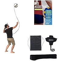 Attrezzatura Allenamento Pallavolo - Cintura Con Cavo Elastico, Per Esercizi Individuali