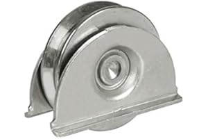 COMBIARIALDO COMBI 417 RUOTA CANCELLI SCORREVOLI 1 CUSCINETTO GOLA V RUOTE SUPPORTO LATERALE-80 mm