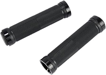 Bike Handlebar Grips - Reduce Vibration Ergonomic Design Durable TPR Rubber W/ Aluminum Alloy Bicycle Handle Bar Grips | MTB BMX ATB Foldable Bike Racing Bike Trekking Bike Beach Cruiser Handlebar Grips | Fit 7/8" Handlebar