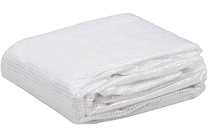 homiuse Couverture de Remplacement de Serre (9 m2) 300x300x200 cm Transparent Bache pour Serre Bache de Rechange pour Serre Tunnel de Jardin Contre Le Vent, la Pluie, Le Soleil et Les Oiseaux PE