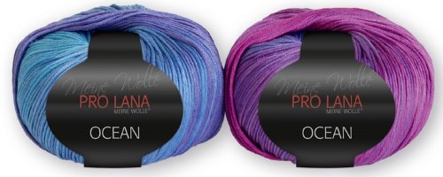 Ocean 34 - pink/blau --- 100%Baumwolle - 50gr=110m