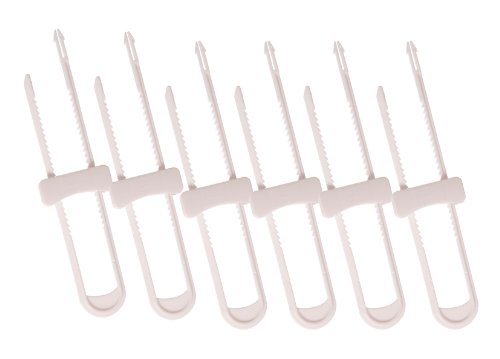 Dreambaby Sliding Locks (Pack of 6, White)