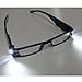 Produktbild Skitic LED-Leselicht Brille Lesebrille, Unisex Modische Rahmen Brille Sehstärken Lesehilfe mit Zuschaltbarem LED Licht Beleuchtete für Damen Herren Reader +1,0 +1,5 +2,0 +2,5 +3,0 +3,5 +4,0 Dioptrien - Schwarz