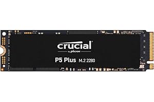Crucial P5 Plus 1TB SSD di Gioco Interno M.2 PCIe Gen4 NVMe - Fino a 6600MB/s - CT1000P5PSSD8