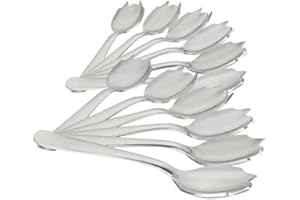 YOUDOIT 12 cuillères à huîtres en inox