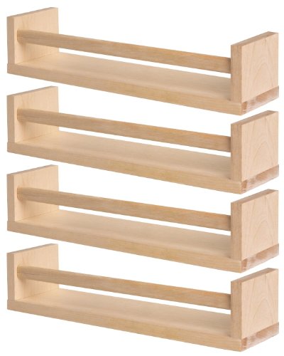 Ikea Bekvam, 4 estantes para especias de madera - cuarto del bebé