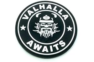 TOWOOZ Valhalla Awaits Viking Noir PVC Airsoft Patch