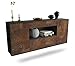 Produktbild Dekati Sideboard East Los Angeles hängend (180x77x35cm) Korpus anthrazit matt | Front rostigen Industrie-Design | Push-to-Open | Leichtlaufschienen