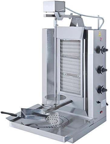 NORTH PRO Greek Gyros/Doner/Kebab Machine (Natural Gas) (Meat capacity: 35-45kg / model: DC203-U.K.)