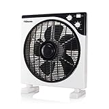 Ventilateur Tristar VE-5996 - 30 cm - Minuterie - Design carré