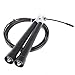 Produktbild ZFE New Black Stell Skip Rope 2.8M Steel Wire Rope High Speed Skipping Skip Adjustable Jump Rope Crossfit