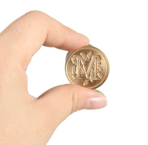 Chatham Classic Initiale Wachs Siegel Stempel Alphabet Retro Holz Griff Wachssiegel - 7