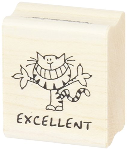 Blade Rubber BR041C- Sellos de caucho para profesores  color marr  n