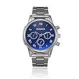 YEARNLY Damen Mode Wasserdichte Edelstahl Chronograph Sport Analog Quarzuhr Mit Gold Silber Armbanduhr