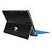 Price comparison product image ProElife Premium Black Smooth Surface Protective Decal Skin 3M Sticker PVC Protector Cover Skin for Microsoft Surface Pro 4 12.3 Inches, Easy Install
