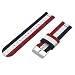 Produktbild Altsommer 4 Farben Armband 20mm für Samsung Galaxy Watch 42mm Gewebte Nylon Armbanduhr Doppelfarbige Wasserabweisend Uhrenarmband mit Edelstahl Schnalle Armband für Damen Herren (B)