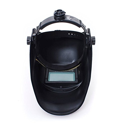 SODIAL(R) Schweissermaske Schweisshelm Solar Automatik (Solarenergie Nutzung fuer Refill) Gesichtsschutz Zubehoer Rot - 4