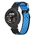 Produktbild für Huami Amazfit Verge Uhr Intelligent Uhr Smart Watch Mode Ersatz Sport Silikon Atmungsaktiv Uhrenarmband Handschlaufe Armband Für Männer und Frauen (Blau)
