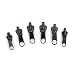 ETGtek 1set 6 X New Fix Zipper Instant Repair No Sewing Zippers Reusable