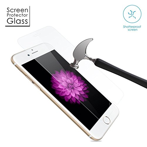 [2 Pack][Lifetime Warranty]iPhone 6 / 6S Screen Protector, InaRock
0.26mm 9H Tempered Glass Screen Protector for Apple iPhone 6 / 6S 4.7"
Inch [3D Touch Compatible ] Most Durable Rounded Edge