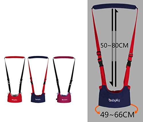 Happy Cherry Baby Hochwertige Lauflernhilfe mit Verstellbarem Gurt, Atmungsaktiv Lauflerngurt Auffanggurt Safety Harness für Baby(8-18 Monate) - 4