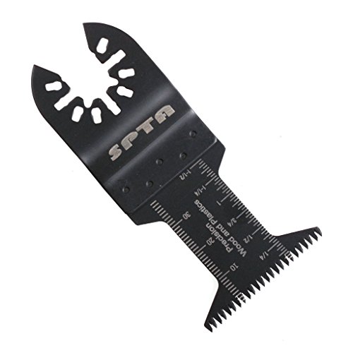SPTA 14tlg Sägeblätter Sägeblattsortiment Multifunktionswerkzeug Multitool Zubehor für Fein Multimaster und Bosch Black und Decker Genesis Bosch Dremel Ridgid Ryobi Makita Milwaukee Dewalt Chicago Stainley Skil Haussmann Craftsman Multitool - 9