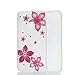 Produktbild Für Huawei P10 LITE/Nova Lite Kristall Bling Glänzend Funkeln Glitzer Case Weich Handyhülle TPU Silikon Gemalt Durchsichtig Klar Hülle Schutz Handy Tasche Bumper Cover mit Displayschutzfolie - Rote Blume
