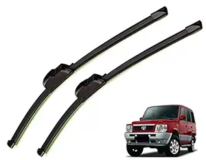 Auto Hub Frameless Car Wiper Blades Compatible with TATA Sumo - Set of 2,(D-20,P-20)