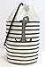 Produktbild Jean Paul Gaultier ,  Kleidertasche white with blue stripes 30cm(l) x 44cm(h) x 21cm(w)